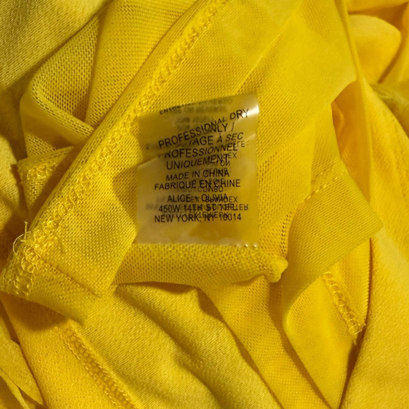 Alice + Olivia Goddess Yellow Mini Dress - Picture 12 of 12